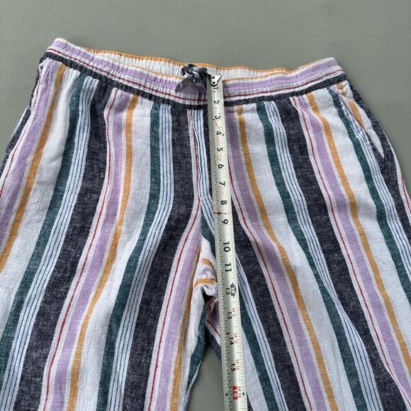 🎉5 for $45🎉 Old Navy Pants Wide Leg Women Size L Linen Blend - Picture 6 of 10